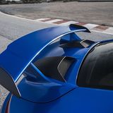 Der Heckflügel sorgt für 155 Kilogramm Abtrieb.