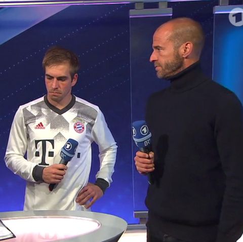 Philipp Lahm nach dem Pokal-Aus im Interview mit Matthias Opdenhövel und Mehmet Scholl