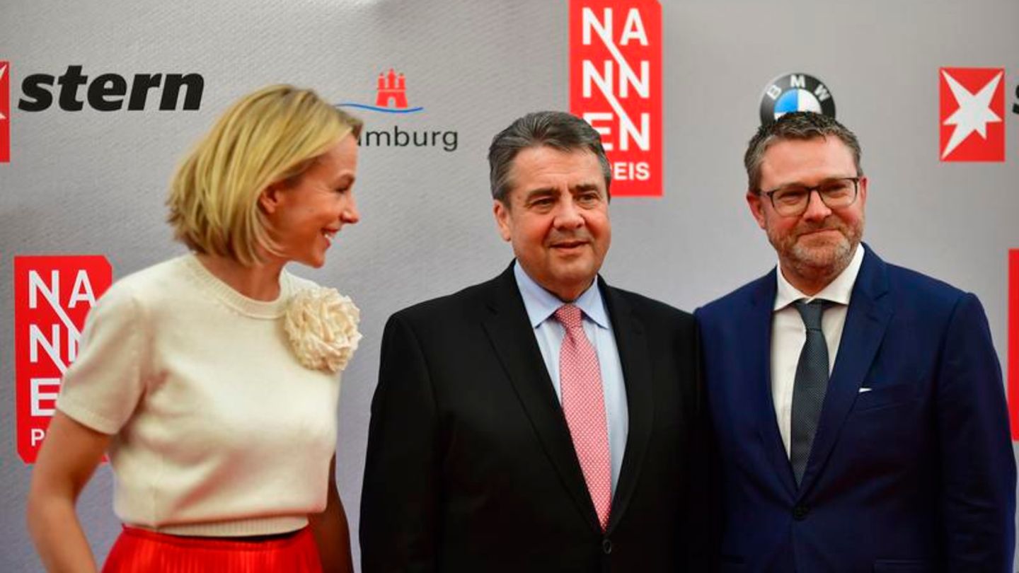 Nannenpreis 2017: Julia Jäkel Sigmar Gabriel Christian Krug