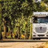 390 Liter fasst sein Treibstofftank.