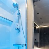 750 Liter Frischwasser können verduscht werden.