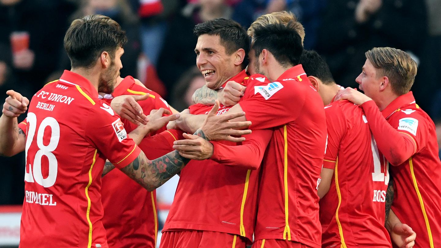 Das Team von Union Berlin hatte eine Woche nach der Schlappe gegen den VfB Stuttgart wieder Grund zur Freude