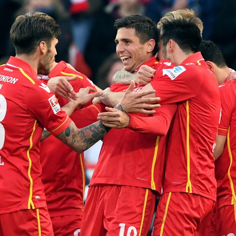 Das Team von Union Berlin hatte eine Woche nach der Schlappe gegen den VfB Stuttgart wieder Grund zur Freude