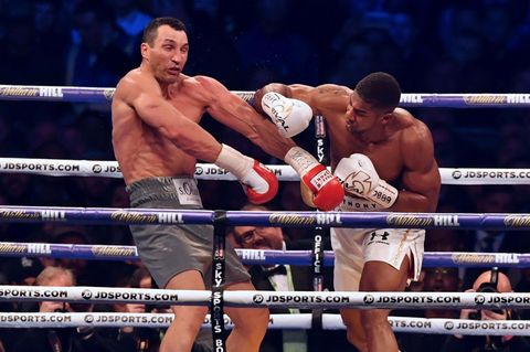Wladimir Klitschko kassierte einige Treffer und ging mehrfach zu Boden.