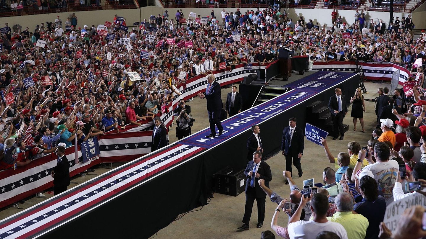 Donald Trump in Harrisburg