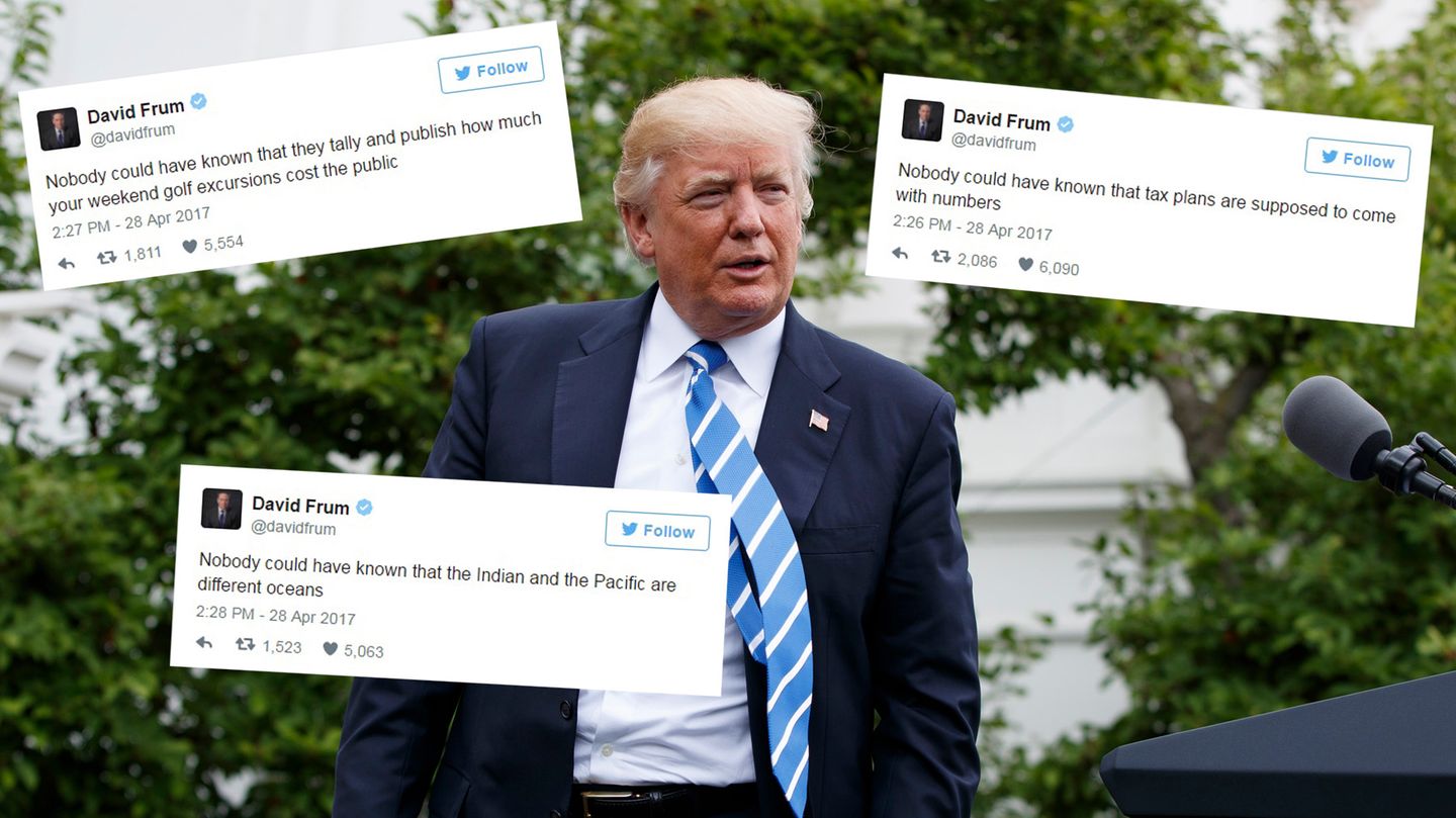 US-Präsident Donald Trump wurde das Ziel einiger spottgeladener Tweets