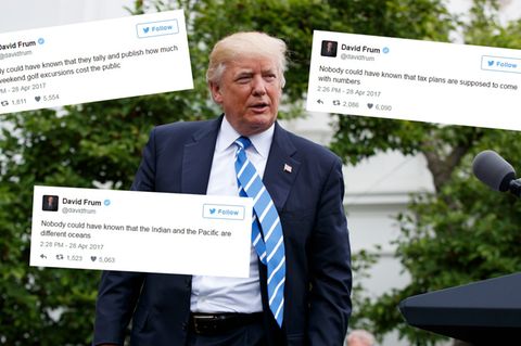 US-Präsident Donald Trump wurde das Ziel einiger spottgeladener Tweets