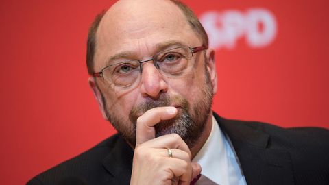 Skeptischer Blick: Martin Schulz, SPD-Kanzlerkandidat