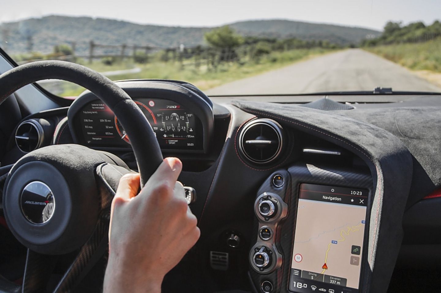 Das Cockpit des McLaren 720S