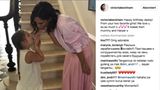 Harper und Victoria senden Geburtstagsgrüße an Papa David Beckham