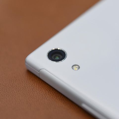 Die Kamera des Sony Xperia XA1 in der Nahaufnahme
