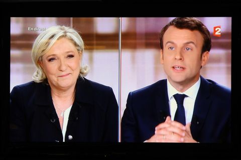 Wer wird französischer Präsident? Marine Le Pen im Duell mit Emmanuel Macron