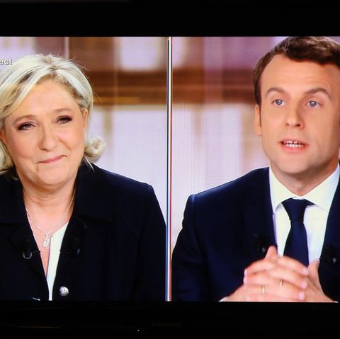 Wer wird französischer Präsident? Marine Le Pen im Duell mit Emmanuel Macron