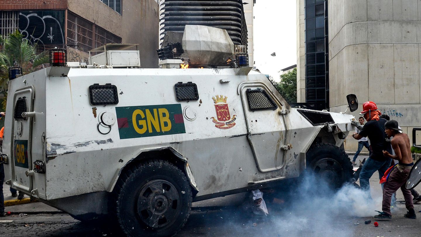 Panzerwagen in Caracas