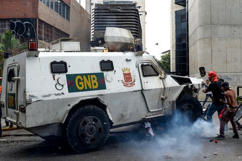 Panzerwagen in Caracas