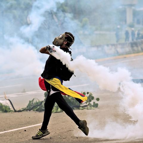Schon einen Monat halten die blutigen Proteste in Venezuela an