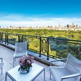 Blick von der Dachterrasse: Die Wohnung liegt an der südwestlichen Ecke des Central Parks und bietet einen traumhaften Blick auf die Stadt.