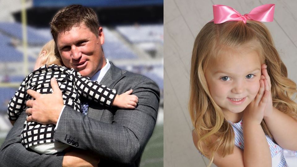 Todd Heap und seine Tochter Holly
