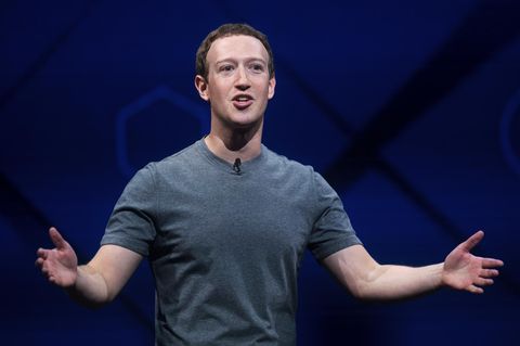 Facebook-Chef Mark Zuckerberg spricht auf der Entwicklerkonferenz