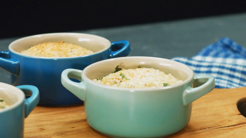 Käse, Käse, Käse: Deftiges Gnocchi-Käse-Gratin mit Pancetta