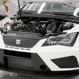 Der Motor im Seat Leon Cup Racer 2017 stammt aus dem Leon Cupra und wurde um 50 PS aufgerüstet