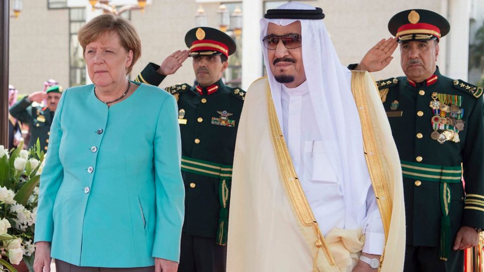 Angela Merkel Salman Angela Merkel Salman