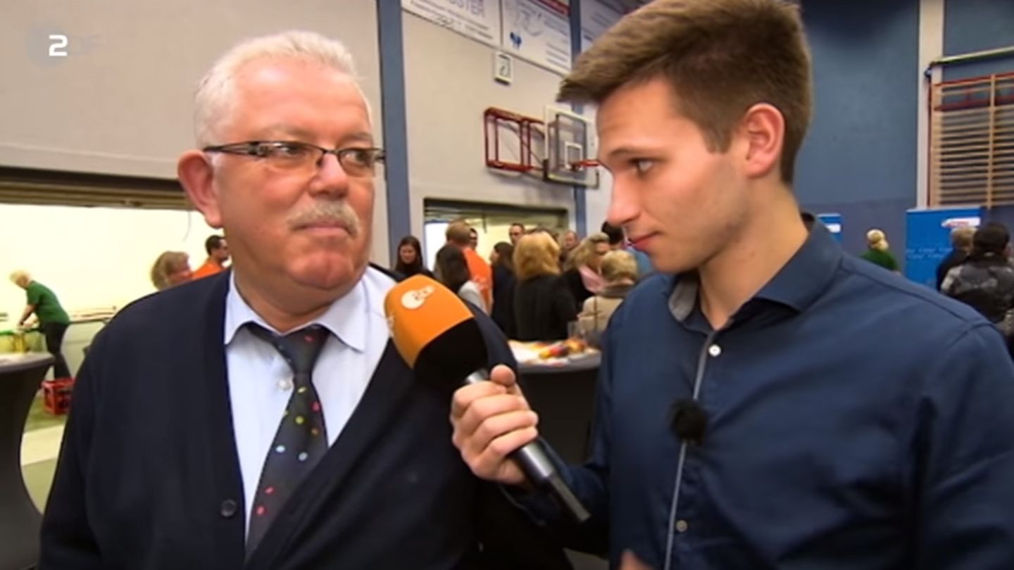Fabian Köster im Einsatz auf einer Wahlkampfveranstaltung der CDU in Nordrhein-Westfalen