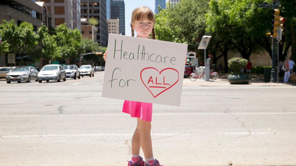 Protest gegen die Abschaffung von Obamacare