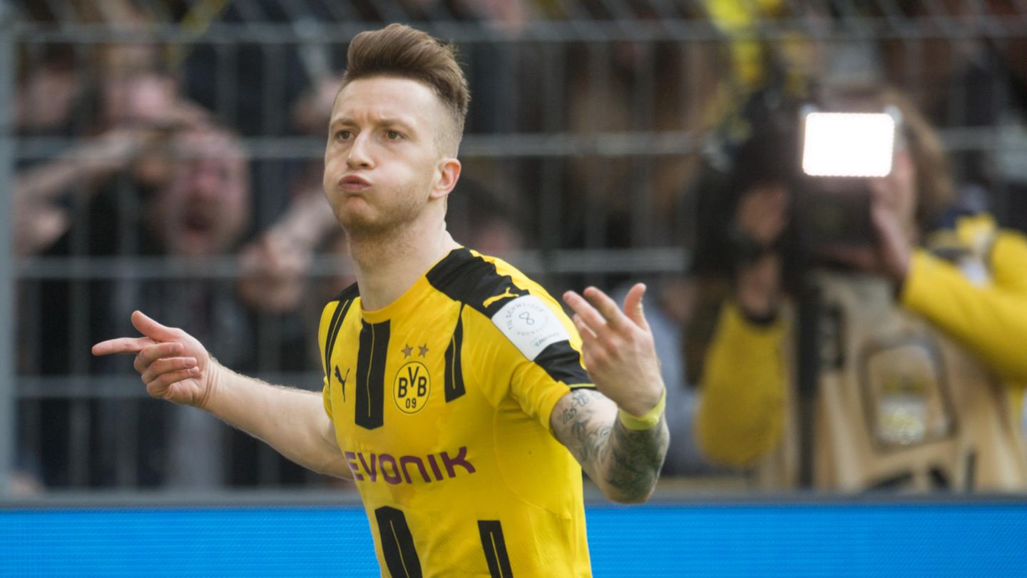 Marco Reus jubelt über sein 1:0 für den BVB gegen Hoffenheim