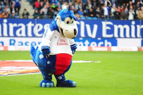 HSV Maskottchen "Dino Hermann"