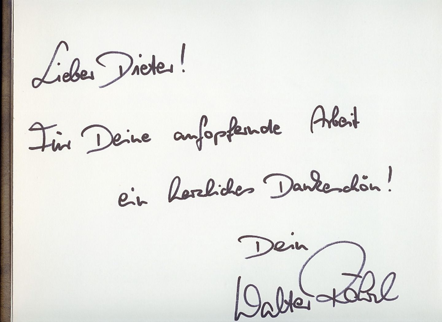 Diese Zeilen sagen mehr als tausend Worte