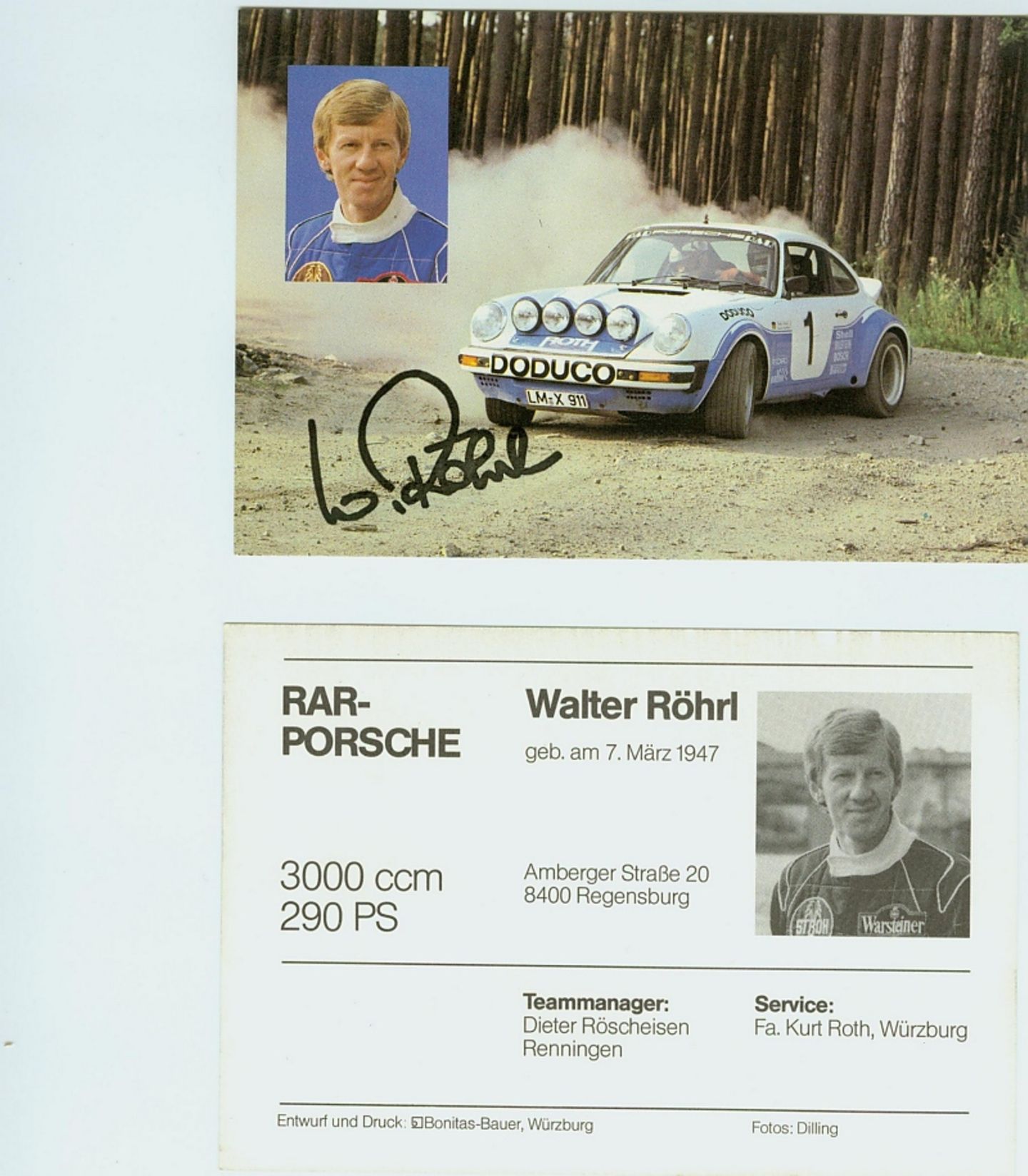 Nicht viele können sich rühmen, Walter Röhrls Teammanager gewesen zu sein
