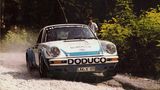 Walter Röhrl lässt den Doduco-Porsche fliegen