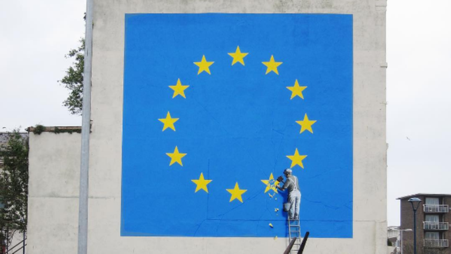 Das neue Graffiti von Banksy in Dover