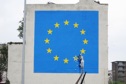 Das neue Graffiti von Banksy in Dover
