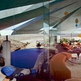 Das Elrod House von John Lautner, einem Schüler des berühmten Architekten Frank Lloyd Wright.