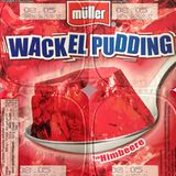 Bei diesem Himbeer-Wackelpudding ist das Wörtchen "Typ" nur mit der Lupe lesbar. Himbeeren sind laut Zutatenliste nicht enthalten, simuliert werden sie durch "färbendes Pflanzenkonzentrat Karotte" sowie Aroma.