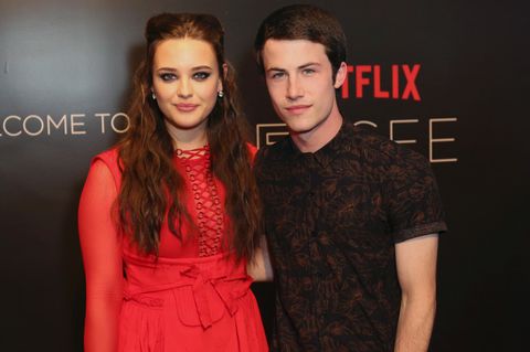 Katherine Langford und Dylan Minnette bei der Premierenfeier der Serie "Tote Mädchen lügen nicht"