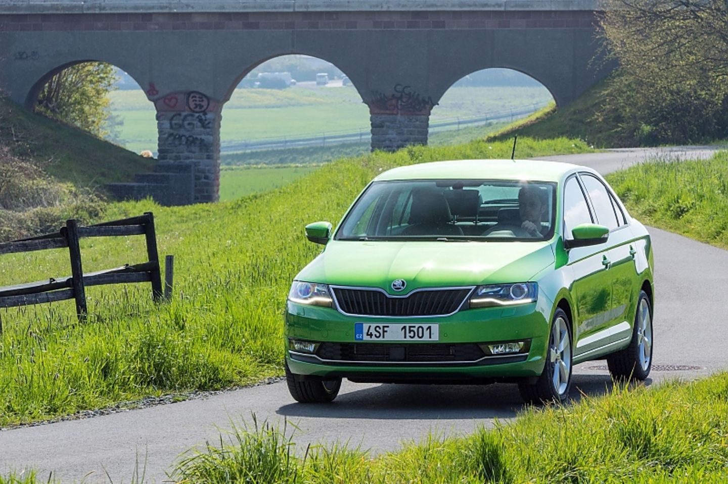 95 PS ist der Skoda Rapid stark.