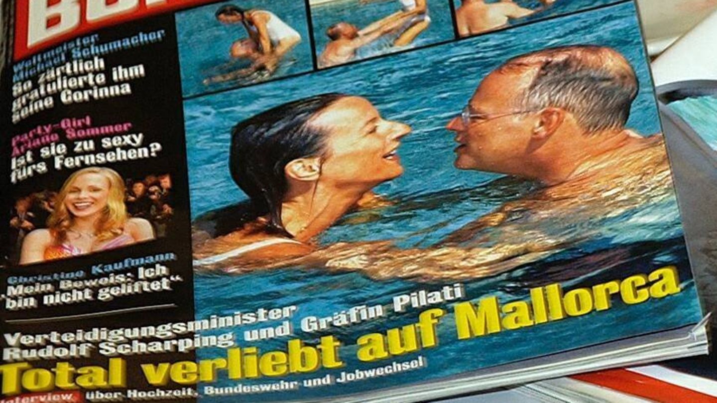 Rudolf Scharping auf der "Bunte"-Titelseite