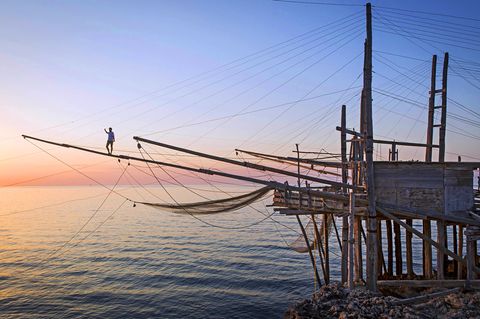 Trabucco in Apulien