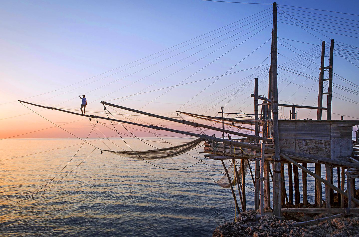 Trabucco in Apulien
