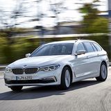 Der BMW 5er Touring ist dank der aufpreispflichtigen Hinterachslenkung sehr agil