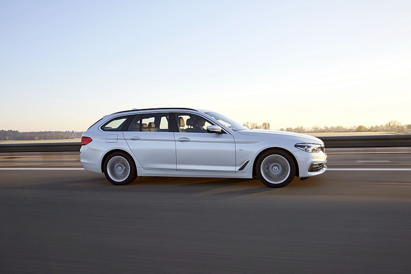 Der Geräuschpegel im BMW 520d Touring ist sehr gering