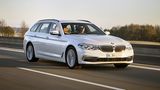Der BMW 520d Touring erreicht nach 7,8 Sekunden die 100 km/h-Marke