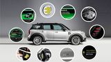 Die Antriebstechnik des Mini Cooper S E Countryman All4 ist zu großen Teilen mit der des BMW 2er Active Tourer Plug-in-Hybrid id