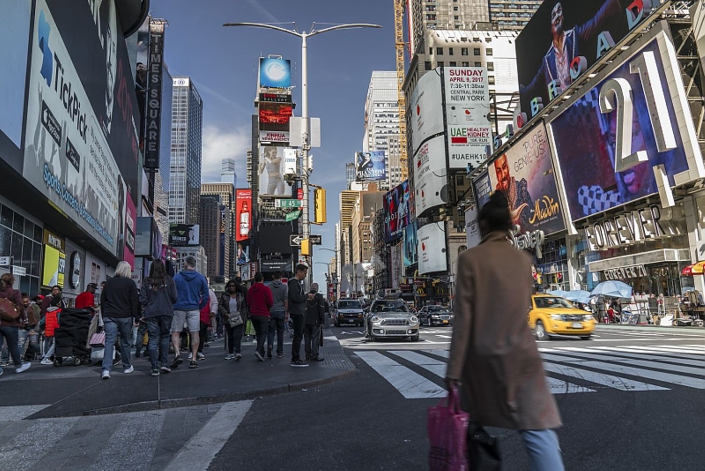 In der Blechlawine des turbulenten New York geht der Countryman fast unter
