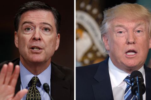 FBI-Direktor James Comey (l.) wurde von US-Präsident Donald Trump gefeuert