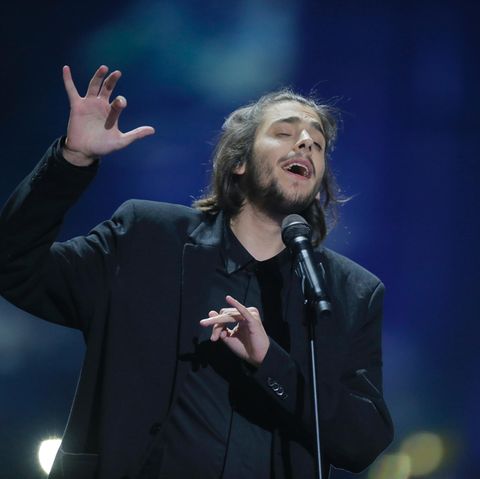 Salvador Sobral aus Portugal beim ersten Semifinale des ESC