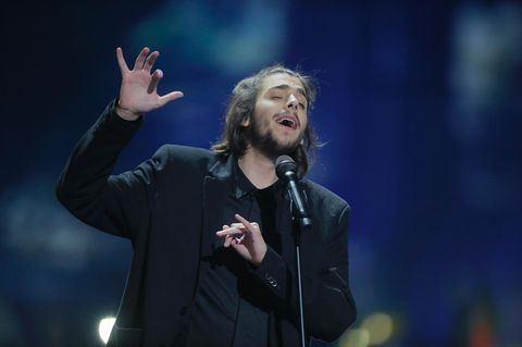 Salvador Sobral aus Portugal beim ersten Semifinale des ESC